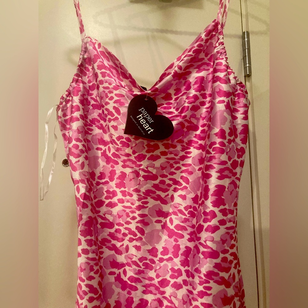 Paper Heart Midi Barbie PINK